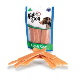   KidDog Rabbit Fillets - jutalomfalat nyúlhússal kutyák részére 80g