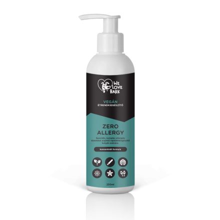 We Love Bark Zero Allergy Allergia elleni komplex étrendkiegészítő kutyáknak 250ml