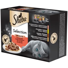   Sheba Selection alutasakos eledel - húsos válogatás 12x85g