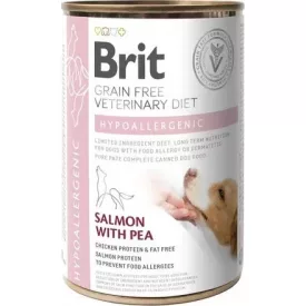   Brit GF Veterinary Diets Dog Can Hypoallergenic konzerv kutyáknak 400g
