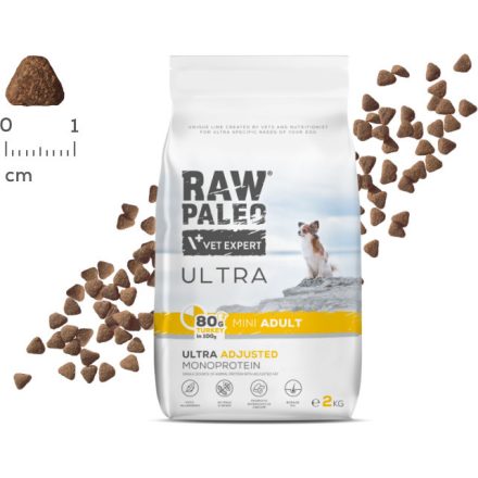 Raw Paleo Ultra Turkey Mini Adult száraztáp kutyának 750g