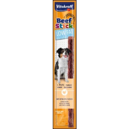 Vitakraft Beef Stick marha, sertés, pulyka -low fat- jutalomfalat - kistestű kutyák részére (12g)