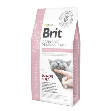 Brit GF Veterinary Diets CAT Hypoallergenic gyógytáp macskáknak 2kg