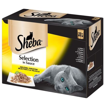 Sheba Selection alutasakos eledel - szárnyas válogatás 12x85g