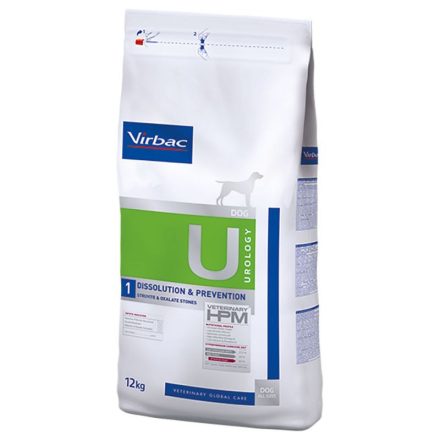 Virbac HPM Dog Urology Dissolution & Prevention U1 gyógytáp 3kg