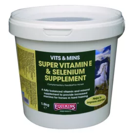   Equimins Super Vitamin E & Selenium – Szuper E-vitamin és szelén 3kg