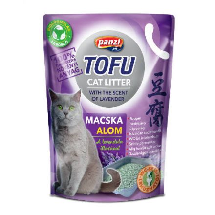 Panzi Tofu - nyövényi alapú, levendula illatú macskaalom 2,5kg