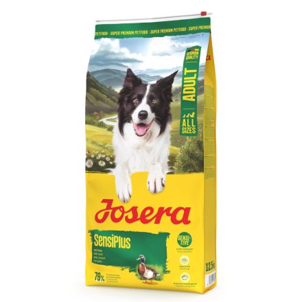 Josera SensiPlus kutyatáp érzékeny emésztőrendszerű felnőtt kutyának kacsával 12,5kg 