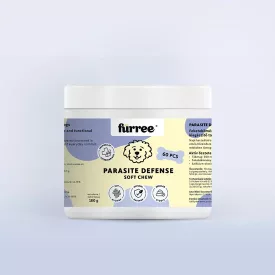   Fürree Parasite Defense Soft Chew funkcionális jutalomfalat belső paraziták elleni természetes védelemért 60db