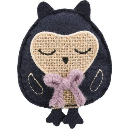 Trixie 45536 Owl Toy - játék (plüss bagoly) macskák részére (11cm)