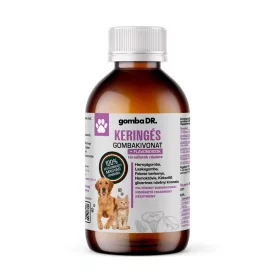   gomba DR. KERINGÉS folyékony gombakivonat kutyák és macskák részére 100ml