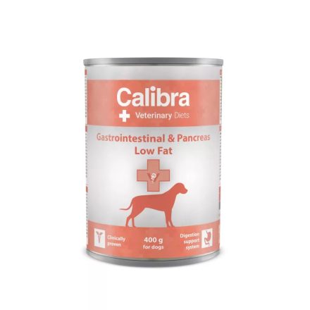 Calibra VD dog Gastrointestinal & Pancreas Low fat konzerv 400g