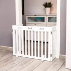Trixie 39456 Dog Barrier - biztonsági kutyarács (3 részes, fehér) 82-124x61cm