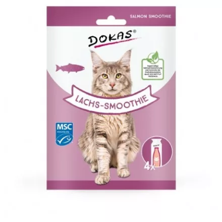 Dokas Lazacos Smoothie macska jutalomfalat 4x30ml