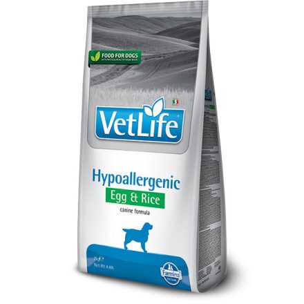 Vet Life Dog Hypoallergenic Egg & Rice gyógytáp 2kg