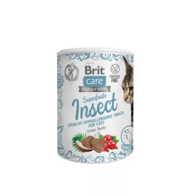   Brit Care Cat Snack Superfruits & Insect Hypoallergenic jutalomfalat macskáknak 100g
