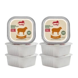   Leiky 100% bárányhús és belsőségek alutálkás eledel kutyának 6 x 300g
