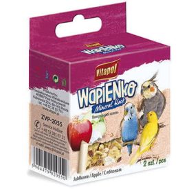   Vitapol Mineral Block - csőrkoptató almával díszmadarak részére 35g