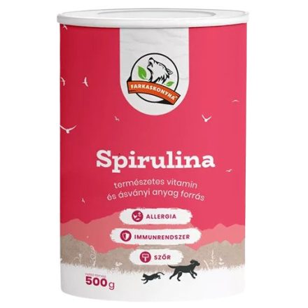 Farkaskonyha Spirulina alga természetes multivitamin kutyának 500g