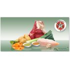 PLATINUM MENU Beef + Chicken-nedves kutyatáp felnőtt kutyának marha és csirke 12x375g