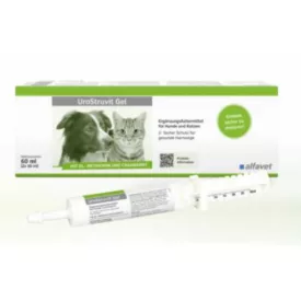   UroStruvit Gel – ízletes gél kutyák és macskák struvit köveinek megelőzésére 2x30ml