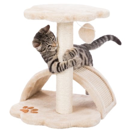 Trixie 43751 Junior Vitoria Scratching Post - bézs színű macskabútor-kaparófa kölyök és kistestű macskáknak 