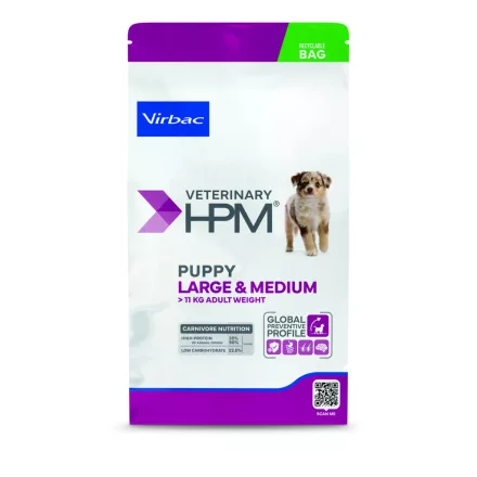 Virbac HPM Puppy Dog Large & Medium száraz eledel 3kg