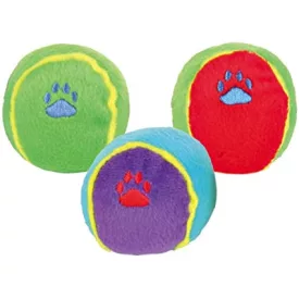   Trixie 3605 Ball Pluss Toy - plüss labda kutyák részére (Ø6cm/24db)