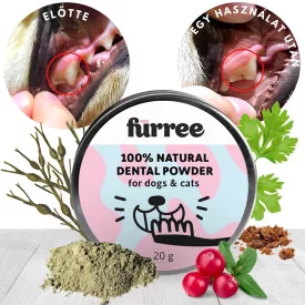   Fürree - természetes fogmosó por kutyáknak és macskáknak 20g