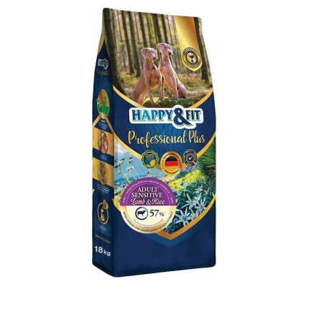 Happy&Fit Professional Plus Adult Sensitive Lamb&Rice 18kg