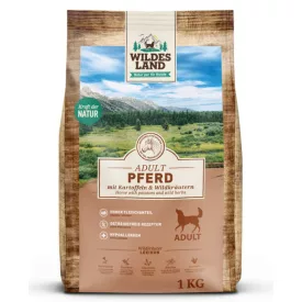   Wildes Land Száraztáp lóhússal és burgonyával kutyáknak 1kg
