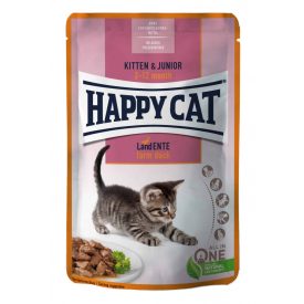 Happy Cat Kitten & Junior pouch kacsa 20x85 g