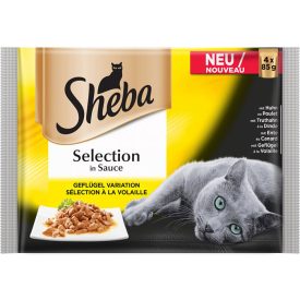 Sheba selection szárnyas válogatás 4x85g
