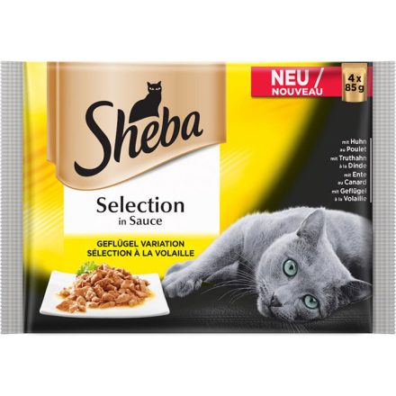 Sheba selection szárnyas válogatás 4x85g