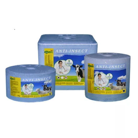 Anti-Insect mikroelemes, vitaminos nyalósó, rovarűző esszenciális olajokkal 10kg