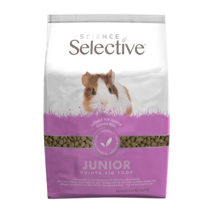 Science Selective™ GuineaPig Junior teljes értékű táp fiatal tengerimalacok számára 1,5kg