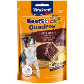  Vitakraft BeefStick Quadros máj és burgonya - jutalomfalat kutyák részére 70g