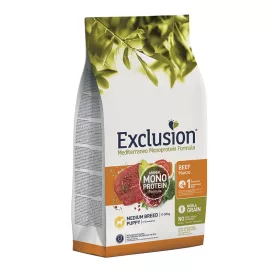   Exclusion Mediterraneo Monoprotein Puppy Beef Medium száraztáp kutyának 12kg