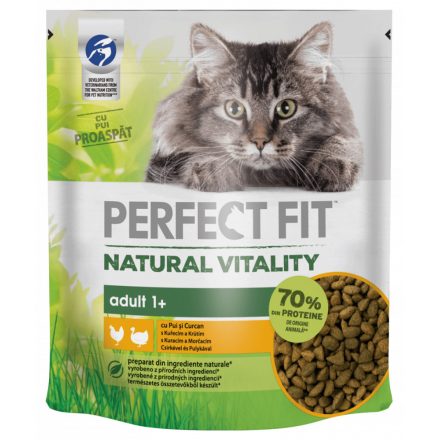 PERFECT FIT Vital Nature Cat Adult Csirkés száraz macskaeledel 650g