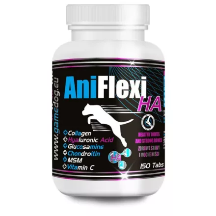 AniFlexi HA tabletta – prémium ízületvédő és porcerősítő kutyáknak 150db