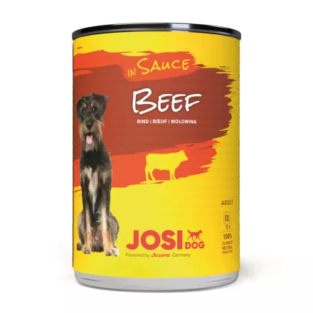 Josera JosiDog Beef in Sauce marhahús szószban konzerv kutyának 12x415g