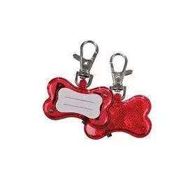 Trixie 1342 Safer Life Flasher csont alakú villogó piros
