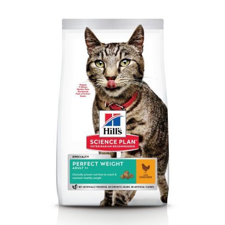 Hill's SP Feline Adult Perfect Weight száraz eledel 1,5kg