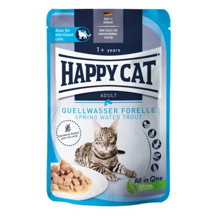 Happy Cat Culinary Quellwasser Forelle alutasakos eledel - Pisztráng 20*85g