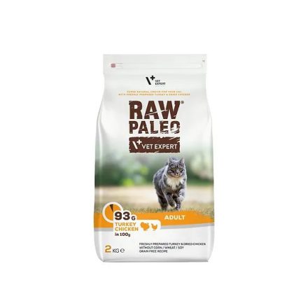 Raw Paleo Adult Cat Pulyka&Csirke száraz eledel 2kg