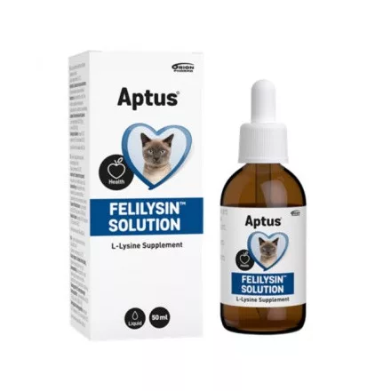 Aptus Felilysin Solution L-lizin kiegészítő macskáknak 50ml