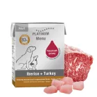 PLATINUM MENU Iberico + Turkey-nedves kutyatáp felnőtt kutyának ibériai sertés és pulyka 375g