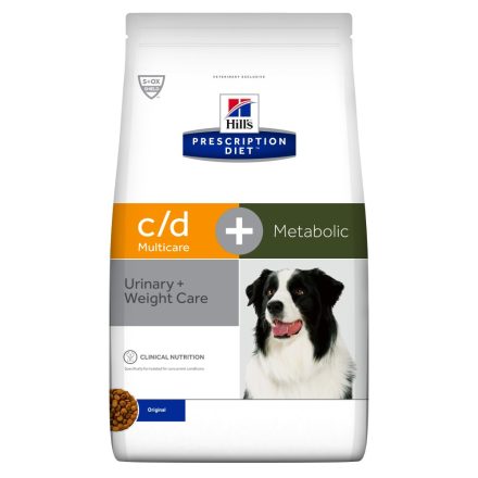 Hill's PD Canine c/d + Metabolic gyógytáp 12 Kg