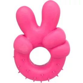   Trixie 35519  Peace hand sign - játék (latex) kutyák részére (14cm)