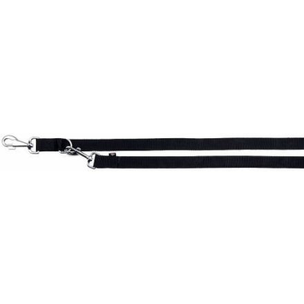 Trixie 13951 Classic Adjustable - állítható póráz - fekete (XS-S) 2m/15mm